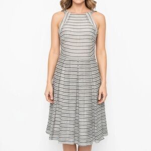 Eva Franco – Striped Fit & Flare Dress